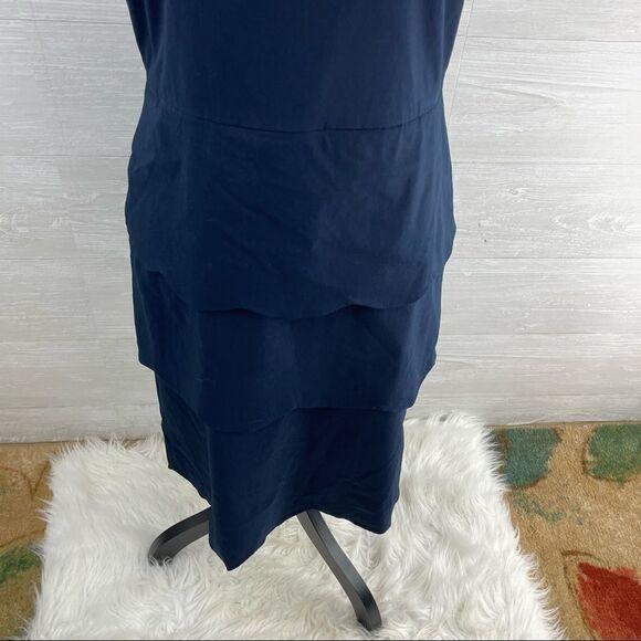 J. McLaughlin Tiered Scalloped Midi Dress - Picture 4 of 9